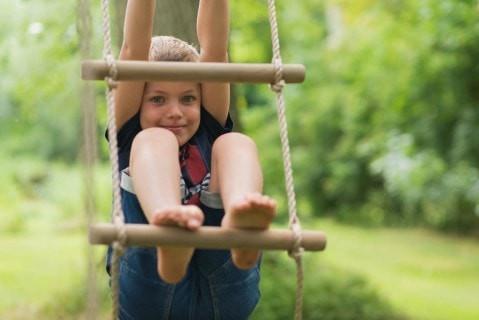 Plum Gibbon Wooden Swing Set