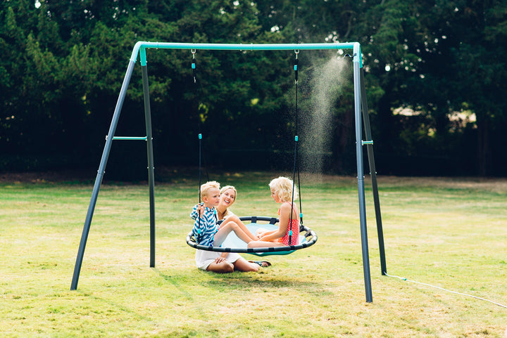 Plum Premium Metal Nest Swing with Mist