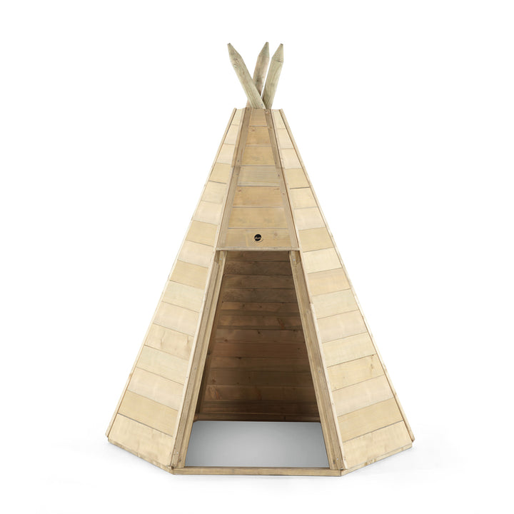 Plum Play Wooden Teepee Cubby House - The Best Backyard