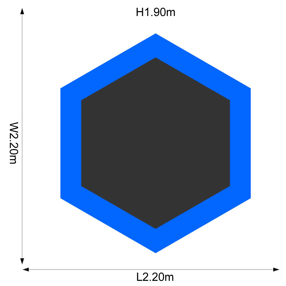 Plum 7ft Junior Jumper Trampoline - Blue - The  Best Backyard
