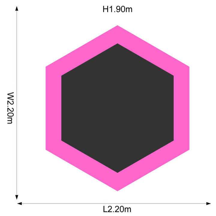 Plum 7ft Junior Jumper Trampoline - Pink - The  Best Backyard
