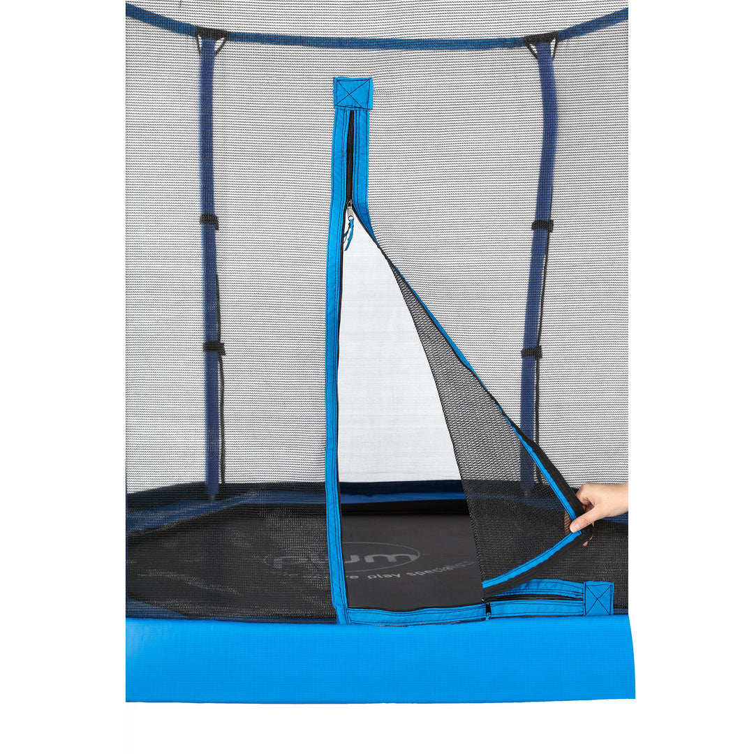 Plum 7ft Junior Jumper Trampoline - Blue - The  Best Backyard