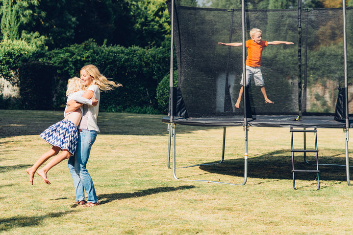 Plum 8ft Space Zone II Springsafe Trampoline & Enclosure - The  Best Backyard