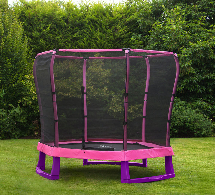 Plum 7ft Junior Jumper Trampoline - Pink - The  Best Backyard