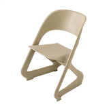 Nordic Stackable Lounge Chairs Set of 4 Beige