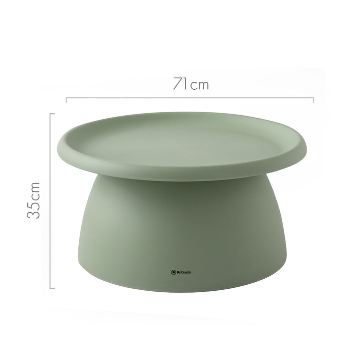 Nordic Mushroom Coffee Table 70CM Green