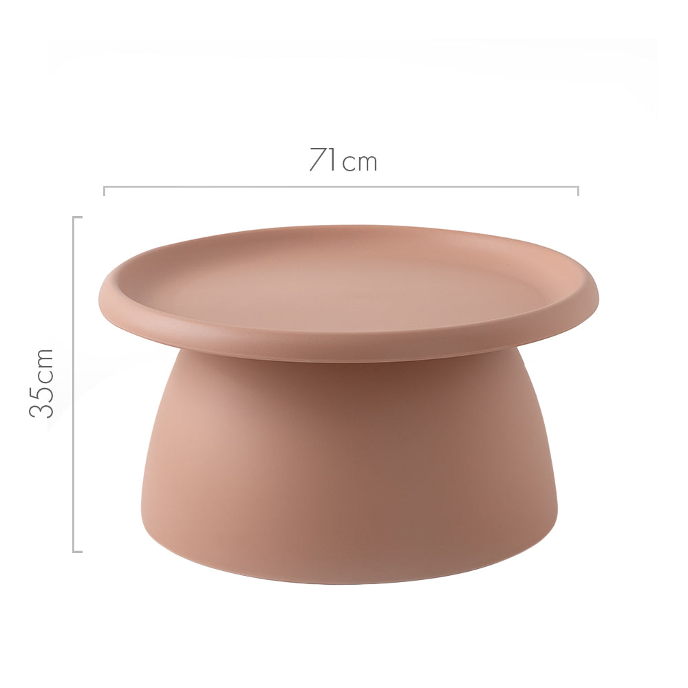 Nordic Mushroom Coffee Table 70CM Pink
