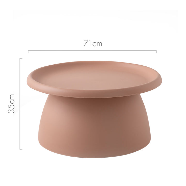Nordic Mushroom Coffee Table 70CM Pink