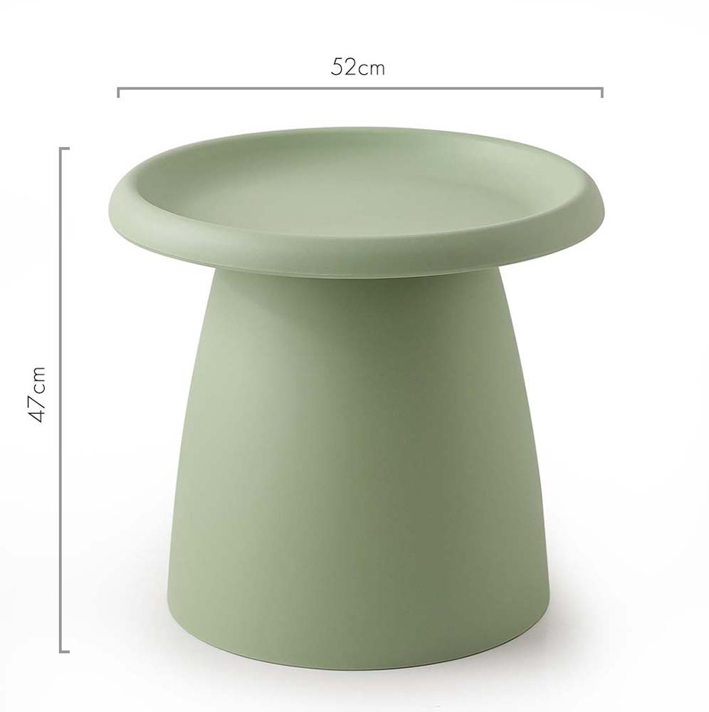 Nordic Mushroom Side Table 50CM Green