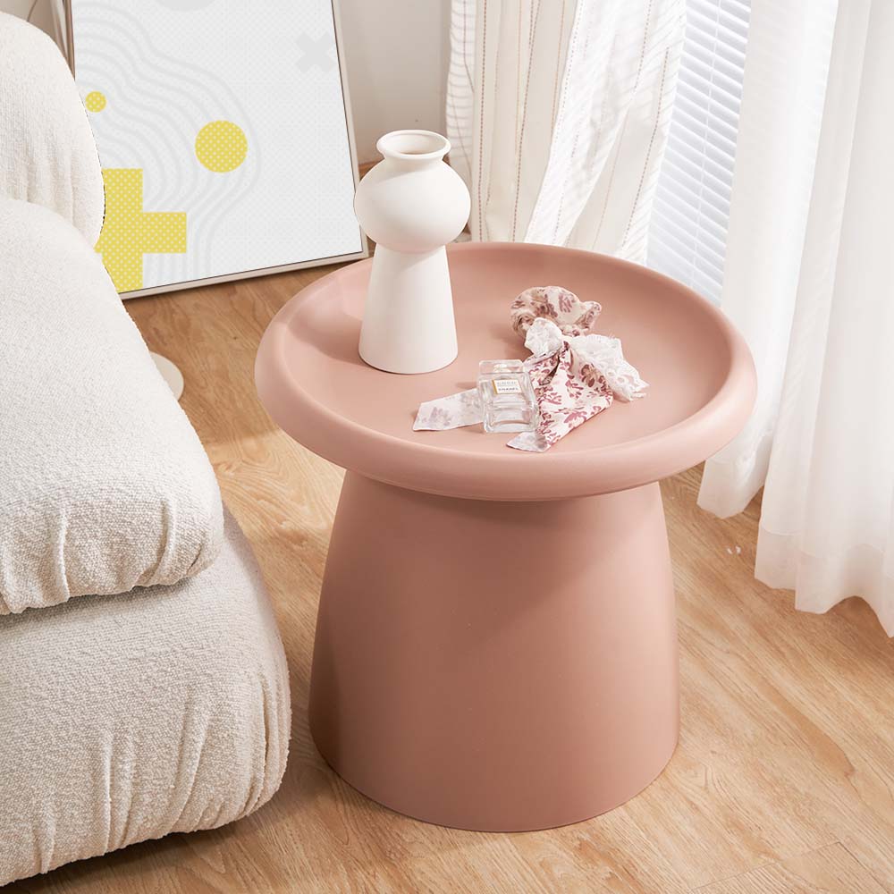 Nordic Mushroom Side Table 50CM Pink