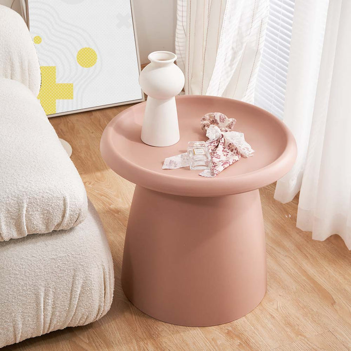 Nordic Mushroom Side Table 50CM Pink