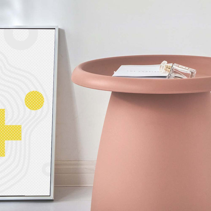 Nordic Mushroom Side Table 50CM Pink
