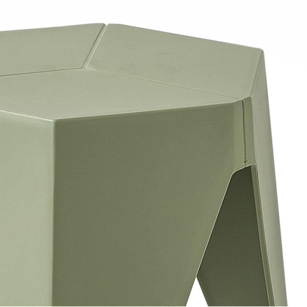 Nordic Puzzle Stacking Stools Set of 2 Green