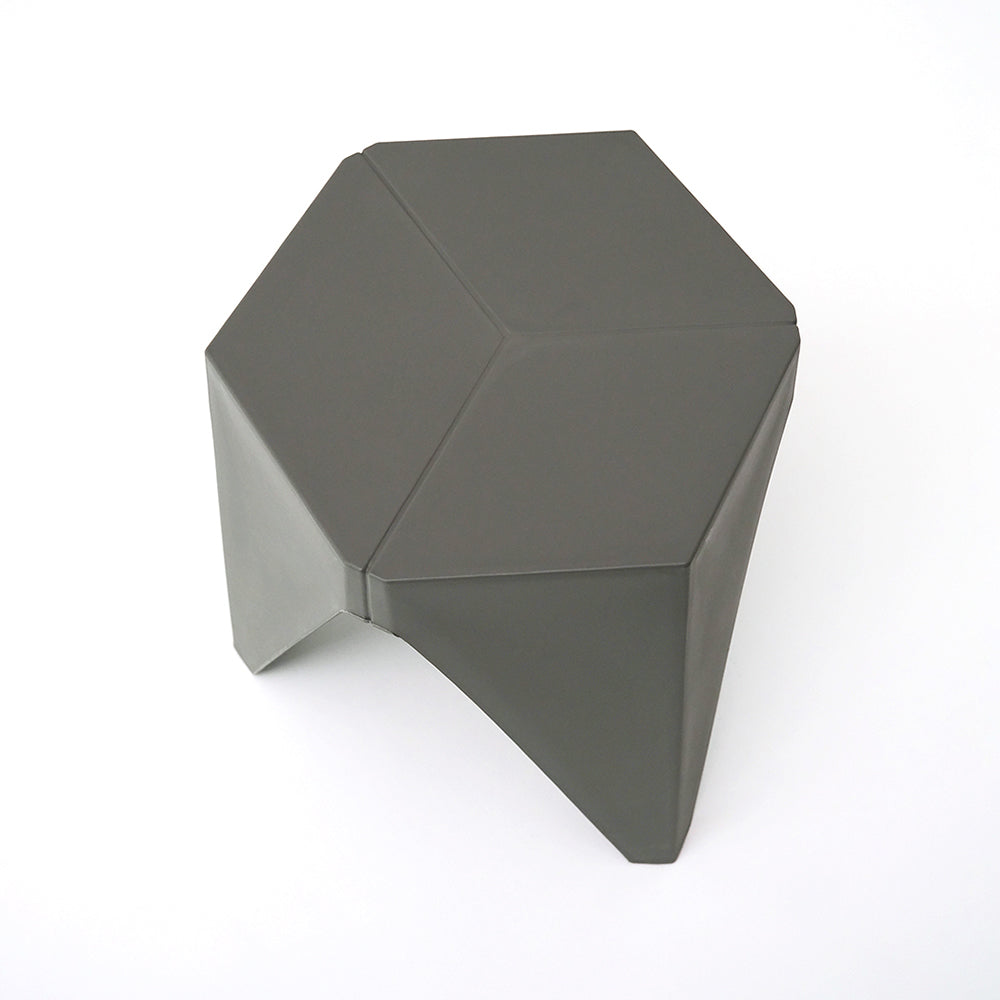 Nordic Puzzle Stacking Stools Set of 2 Grey