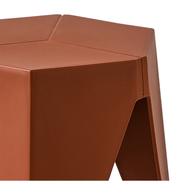 Nordic Puzzle Stacking Stools Set of 2 Red