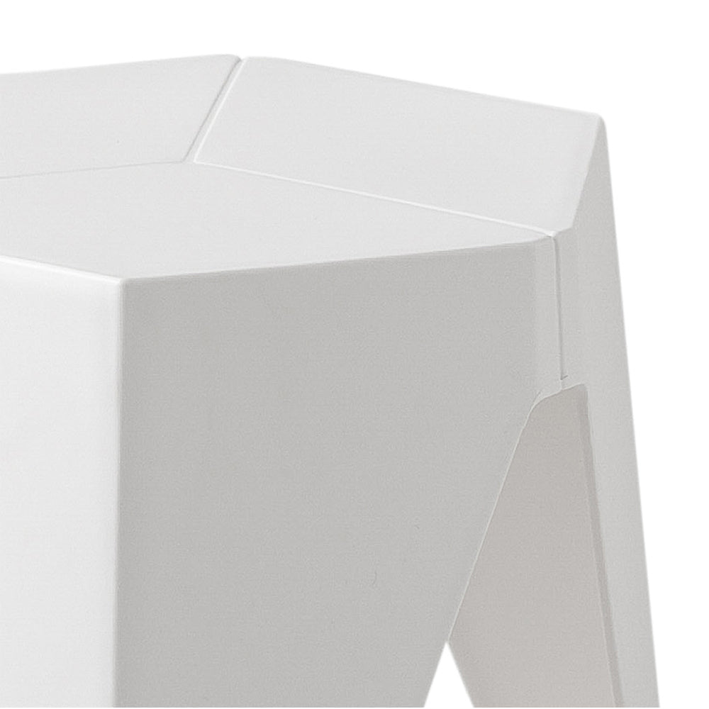 Nordic Puzzle Stacking Stools Set of 2 White