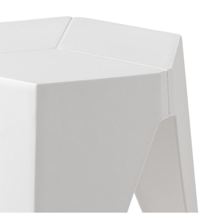 Nordic Puzzle Stacking Stools Set of 2 White