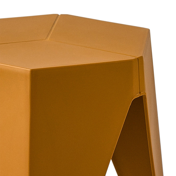 Nordic Puzzle Stacking Stools Set of 2 Yellow