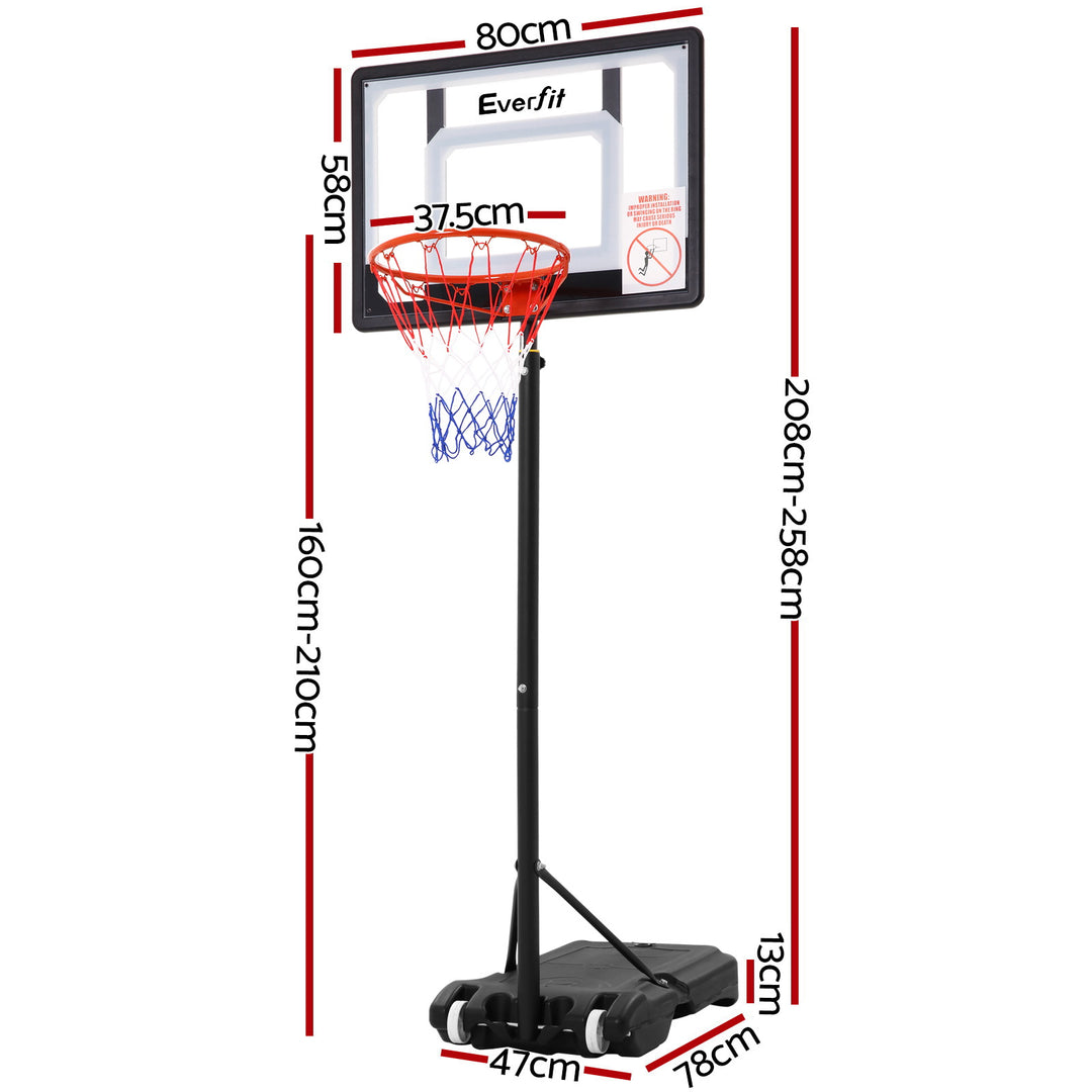 2.1M Adjustable Basketball Stand