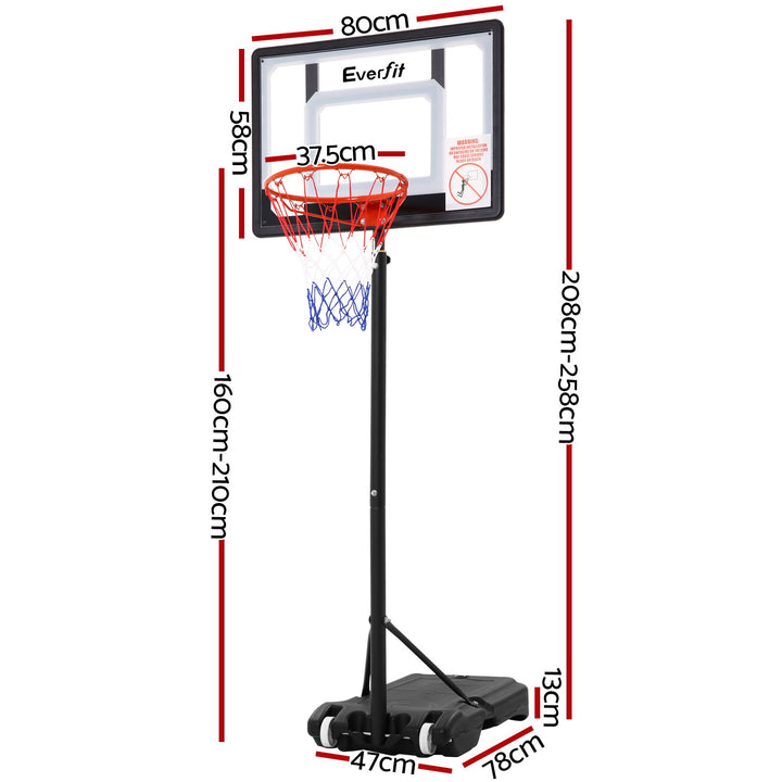 2.1M Adjustable Basketball Stand