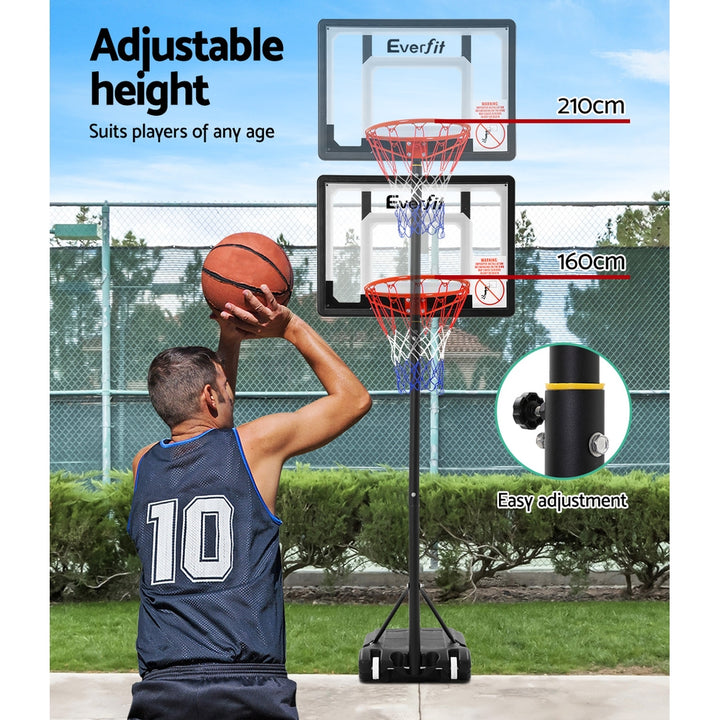 2.1M Adjustable Basketball Stand
