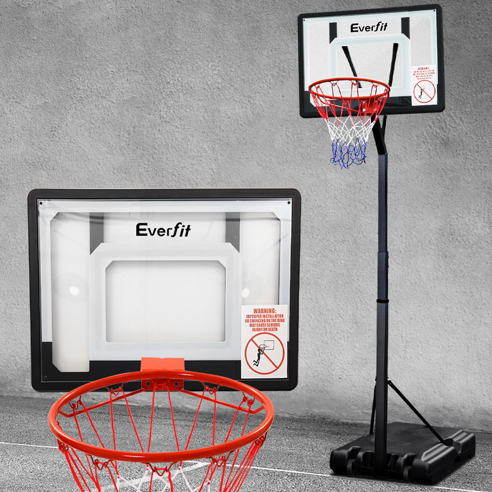 2.6M Adjustable Portable Basketball Stand