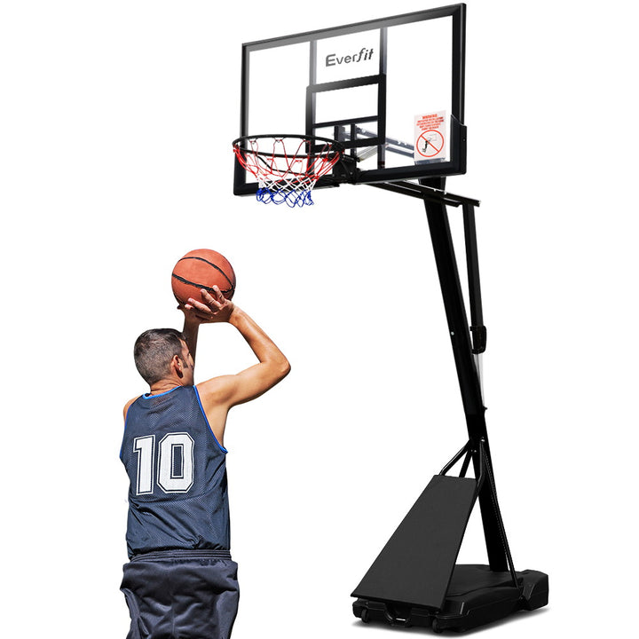 3.05M Pro Portable Adjustable Basketball Hoop Stand System