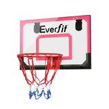Everfit Mini Basketball Hoop - Door Wall Mounted (Indoor) - Red