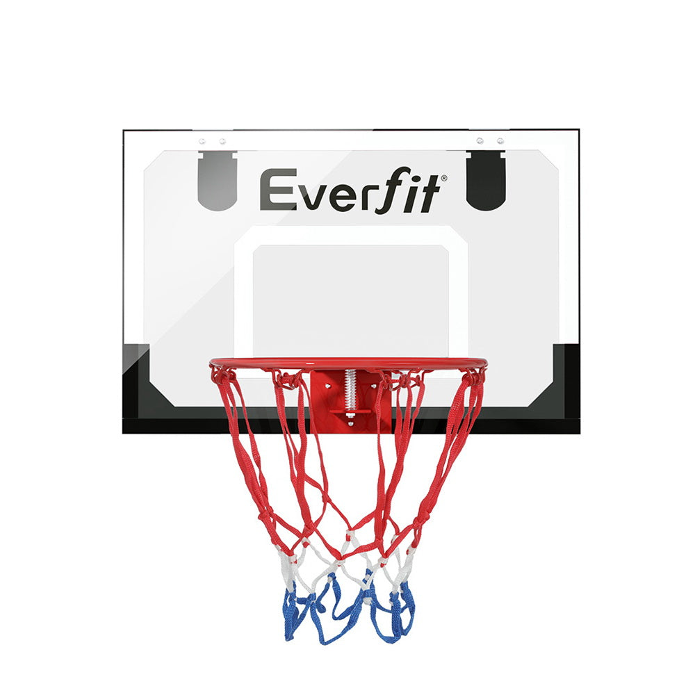 Everfit Mini Basketball Hoop - Door Wall Mounted (Indoor) - Black
