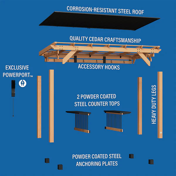 Backyard Discovery Saxony Grill/BBQ XL Gazebo