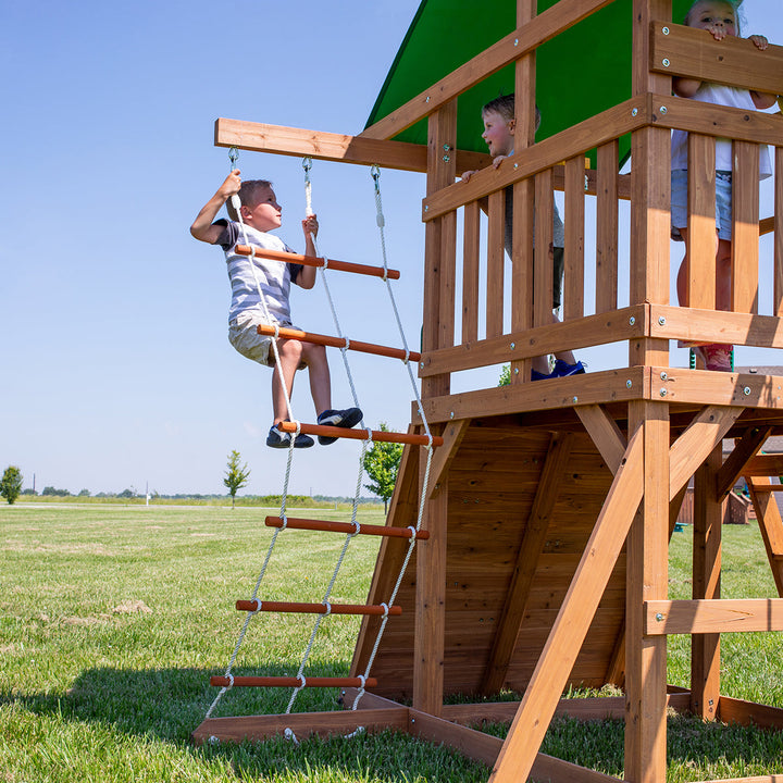 Backyard Discovery Grayson Peak Swing & Play Set