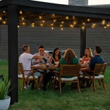 Backyard Discovery Trenton Steel Pergola 3.6m x 4.9m x 2.3m (16ft x 12ft)