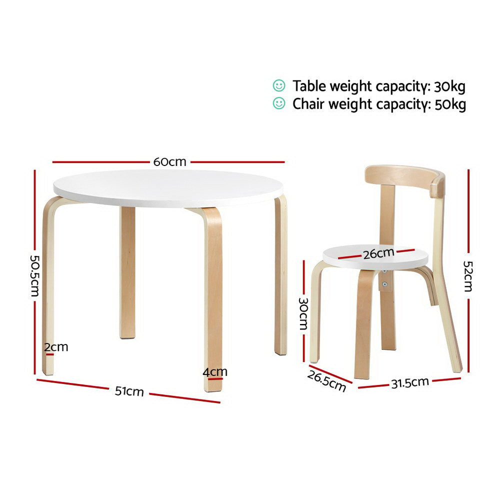 Nordic Kids Table Chair Set 3PC