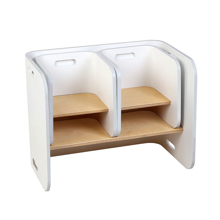 Scandi 3 PC Kids Table Chair Set White Desk Activity Compact Children