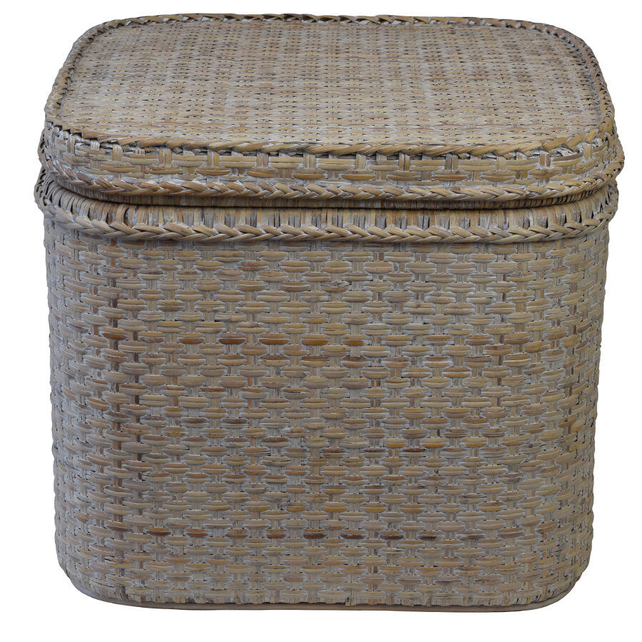 Verandah Rattan Chest Square Table - The  Best Backyard