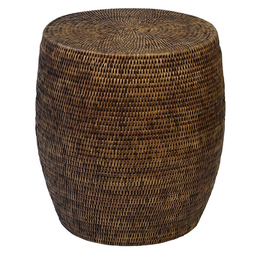 Theo and Joe Plantation Rattan Drum - The  Best Backyard