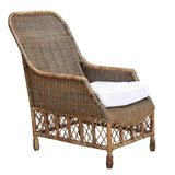 Plantation Lattice Rattan Chair