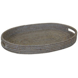 Verandah Oval Rattan Tray