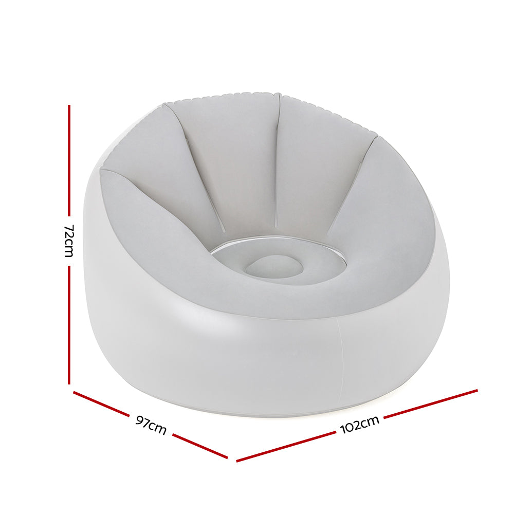 Inflatable LED Light Outdoor Lounge Chair