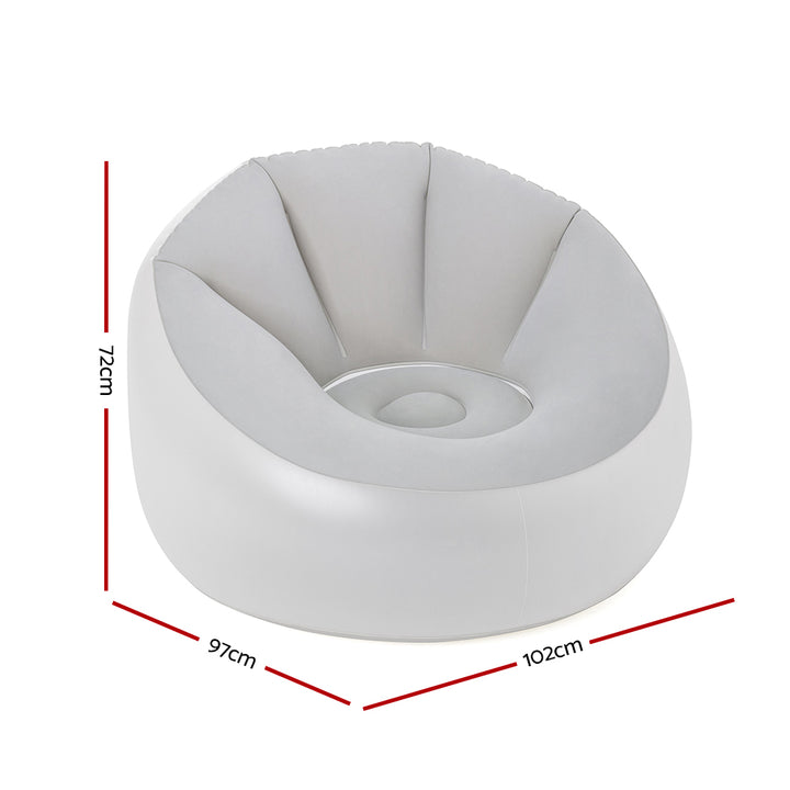 Inflatable LED Light Outdoor Lounge Chair