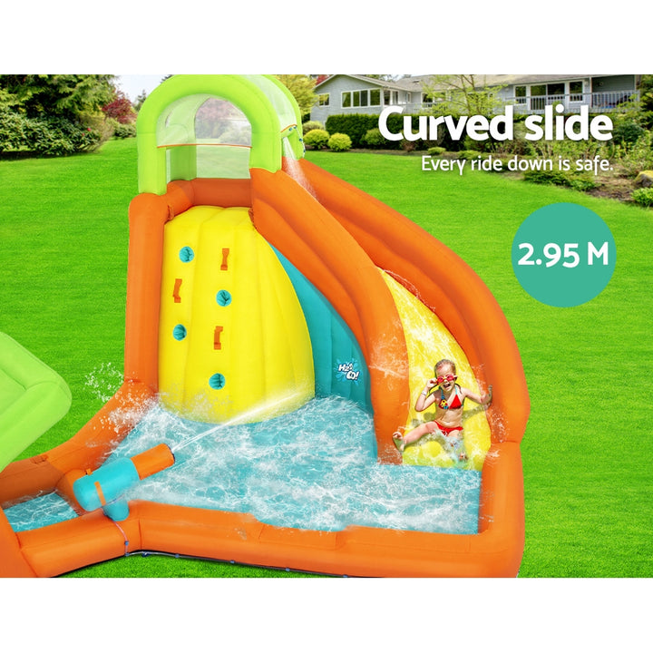 H2OGO! Castle w Canopy Water Park 4.26 X 3.69M