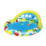 Bestway Inflatable Kids Pool with Foam Shapes