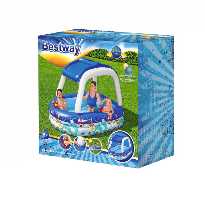 Bestway Sea Captain Kids Pool with Sunshade