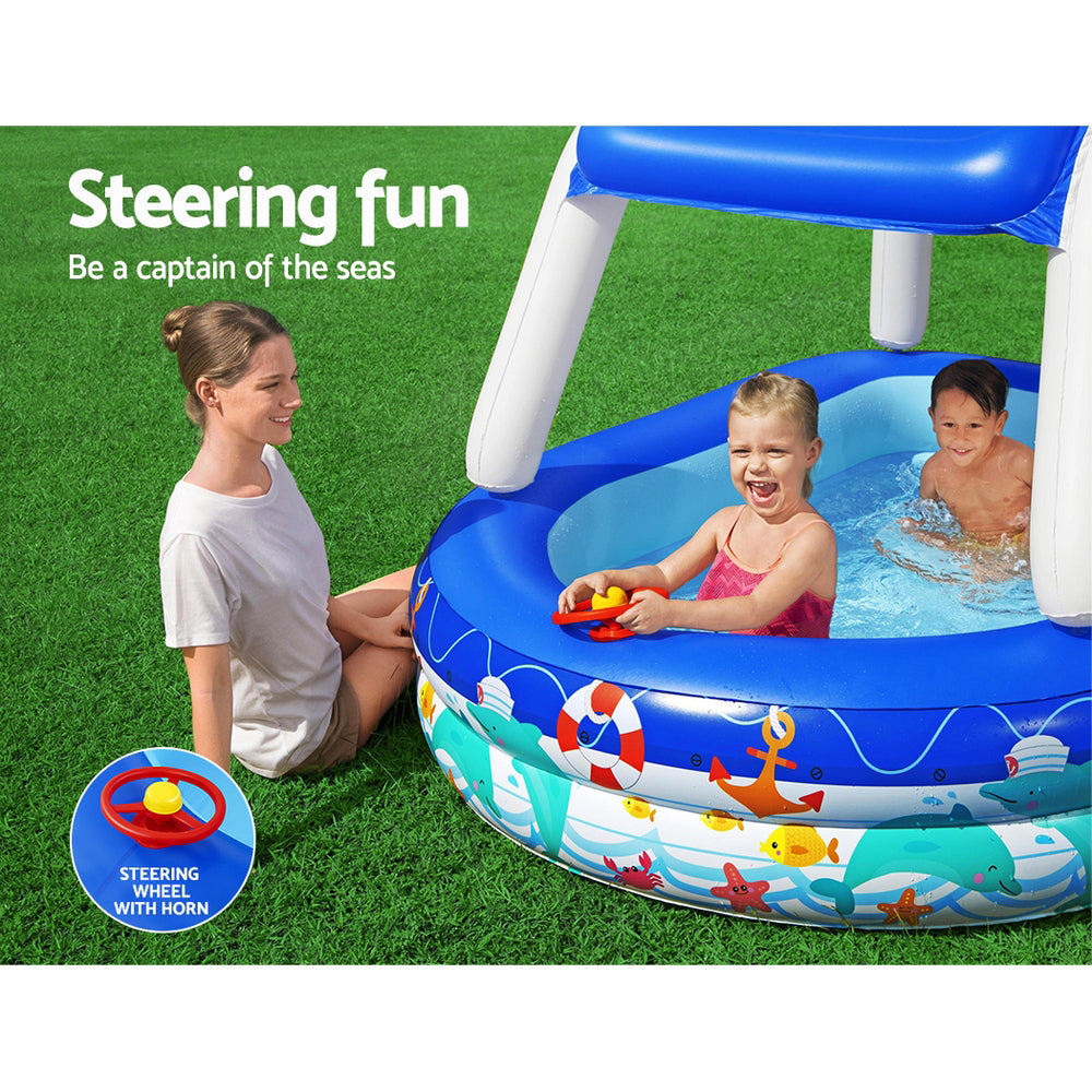 Bestway Sea Captain Kids Pool with Sunshade