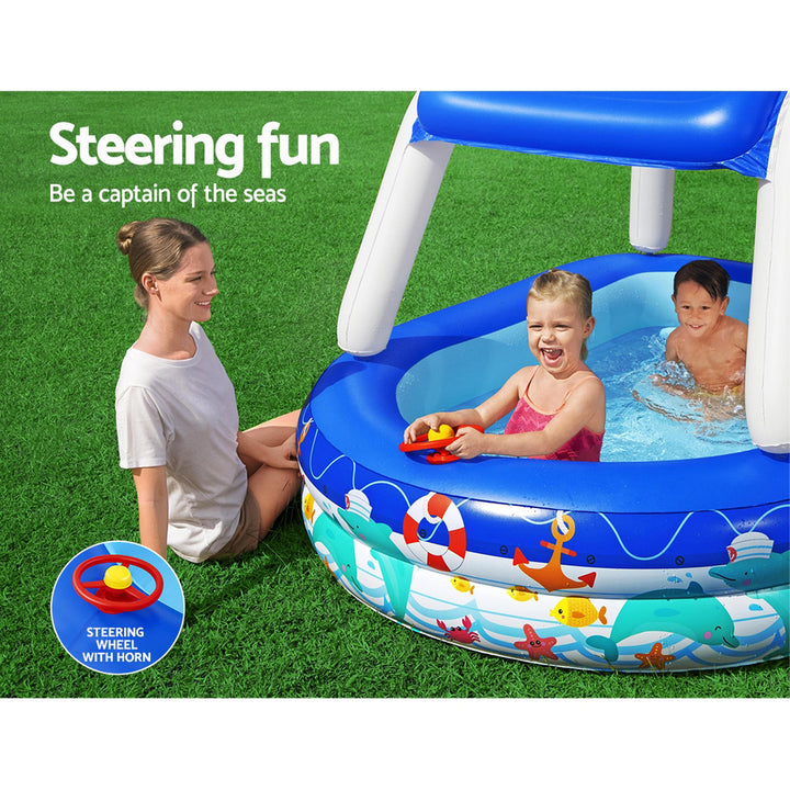 Bestway Sea Captain Kids Pool with Sunshade