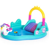 Bestway Unicorn Inflatable Slide Play Pool