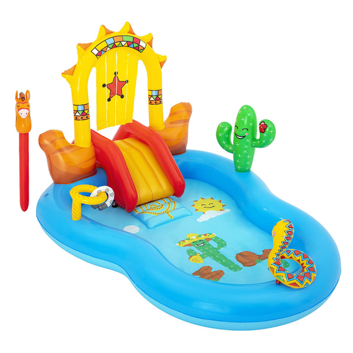 Bestway Swimming Pool Above Ground Inflatable Kids Play Wild West Pools Toy Game