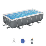 Bestway Steel Frame Above Ground Pool (4m x 2m x 1m / 6478L) - Inc. Filter / Pump & Ladder