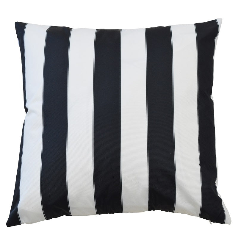 Capri Black & White Outdoor Cushion Cover - The  Best Backyard
