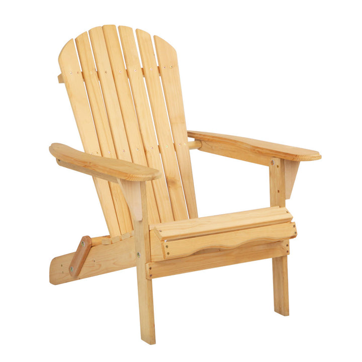 Hemlock Light Wood Adirondack Chair